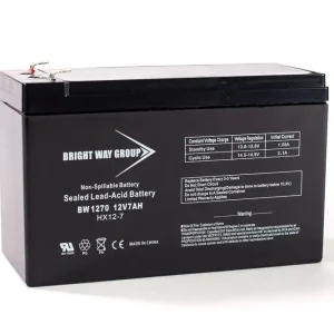 Warrior WR 7-12 Replacement Battery by Bright Way Seasonal Sale