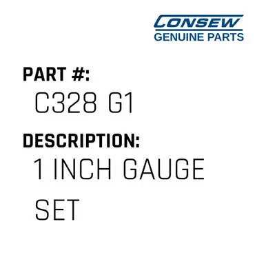 1 Inch Gauge Set - Consew #C328 G1 Shop Now