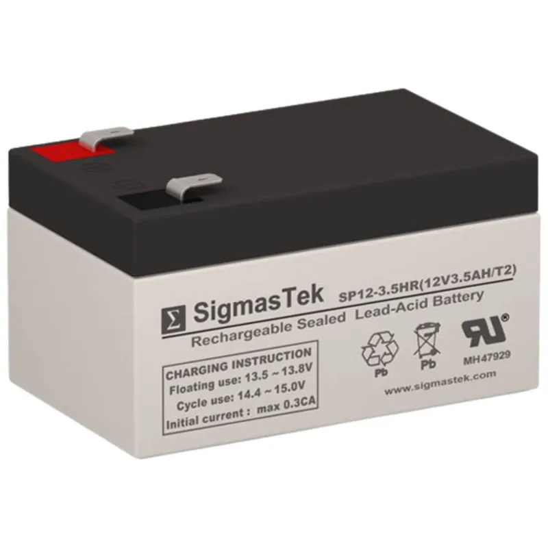 12 Volt 3.5 Amp F2 High Rate Sealed Lead Acid Battery Instant Buy