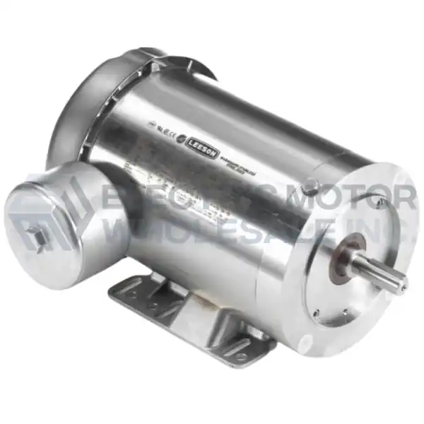 1.5HP LEESON 1750RPM 145TC TEFC 3PH STAINLESS WASHDOWN MOTOR 121875.00 Fresh Stock