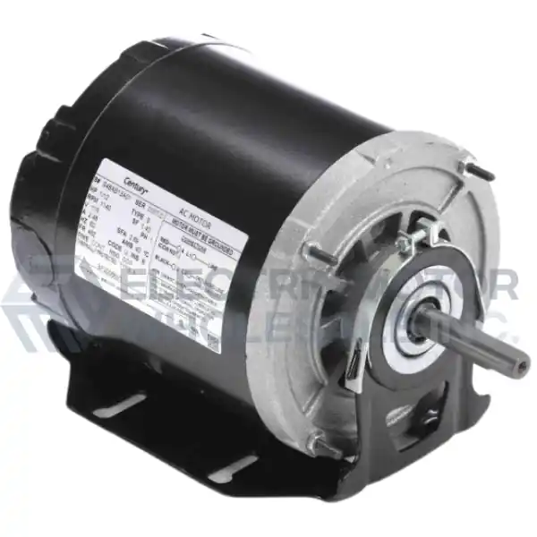 1/3HP CENTURY 1725RPM 48 ODP 1PH RESILIANT BASE FAN MOTOR RB2034L Exclusive