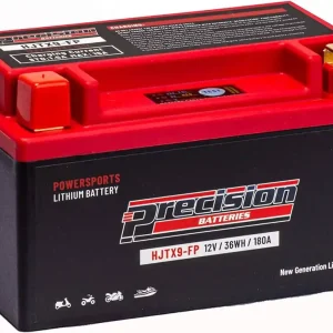 Affordable Precision HJTX9-FP Lithium-Ion Battery Replaces Interstate FAYTX9-BS, 12V 180CCA