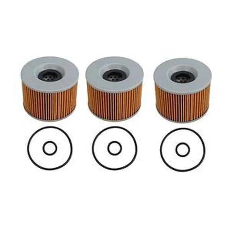 3-Piece Oil Filter w/ O-Ring 15410-426-010 for Honda CB350F-CB900C Secure Checkout